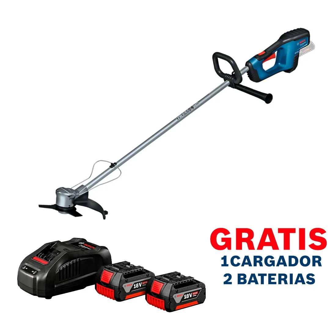 Desmalezadora BOSCH 18 V GFR 18V-23 / BARETOOL / GRATIS 2 BATERÍAS + 1 CARGADOR en Guatemala