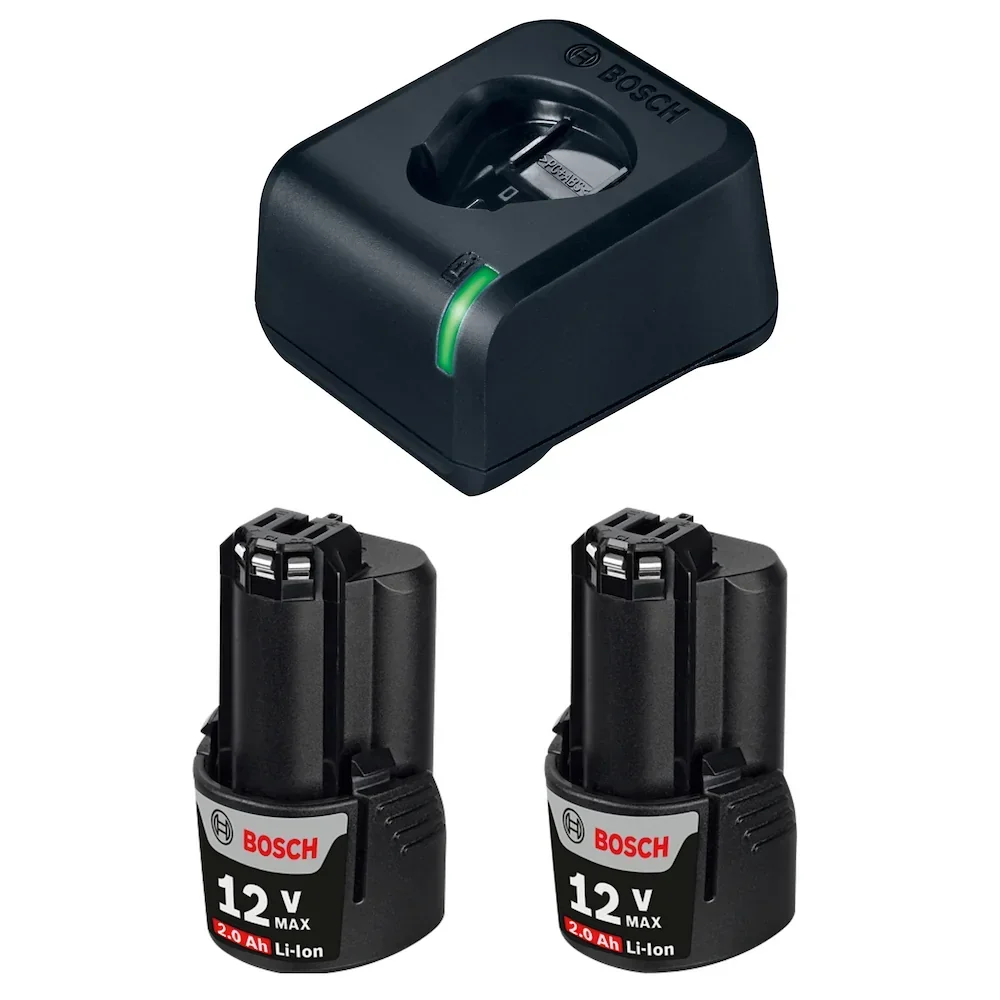 Kit Cargador + Baterias BOSCH 12V 2.0 Ah Guatemala