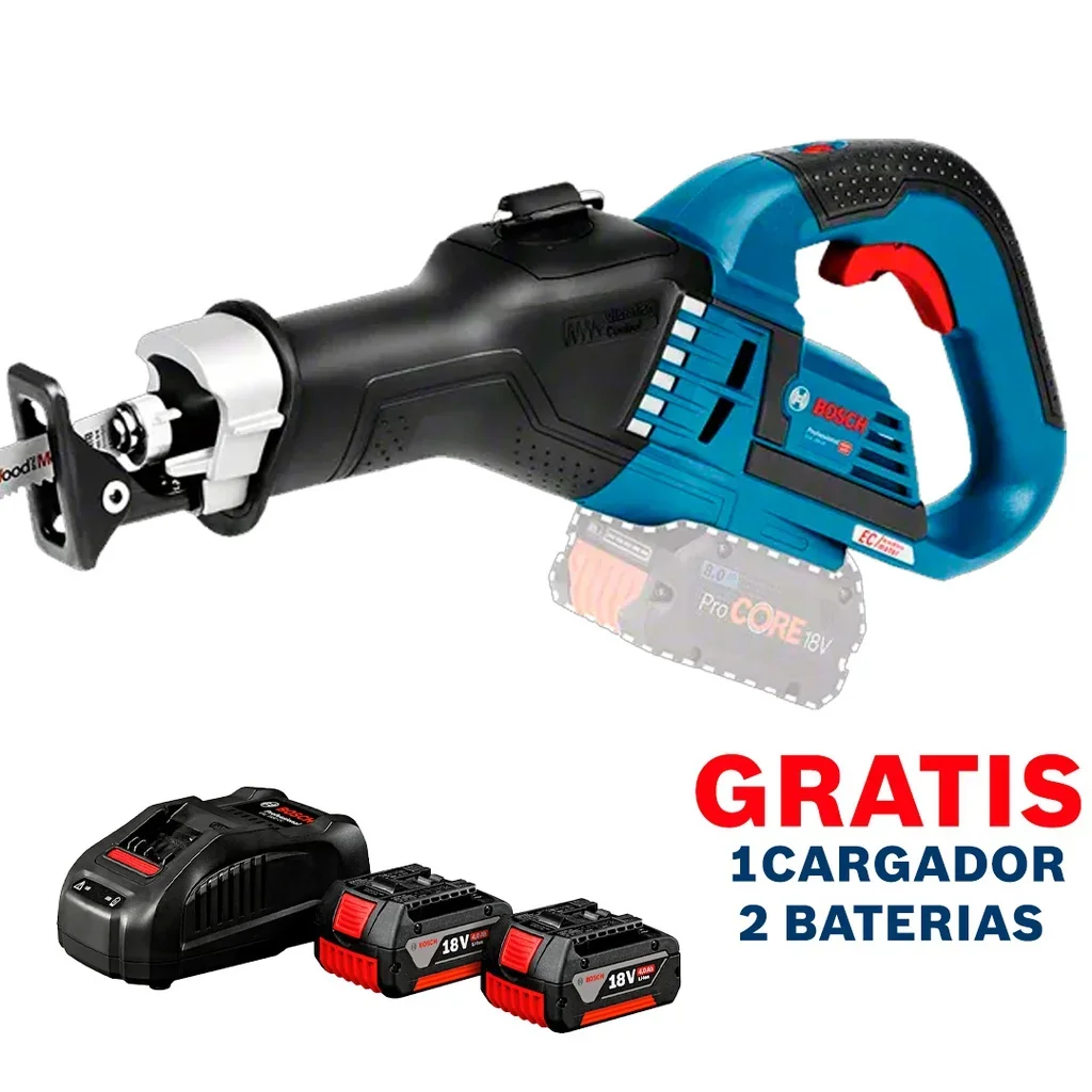 Sierra sable BOSCH 18 V GSA 18V-32 / BARETOOL / GRATIS 2 BATERÍAS + 1 CARGADOR en Guatemala
