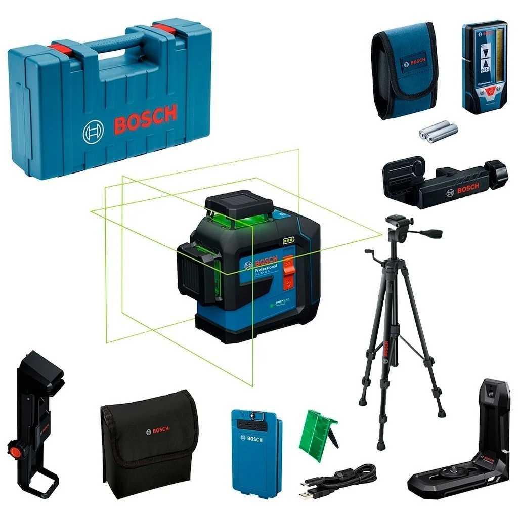 Nivel Láser BOSCH GLL 80-33 G LI en Guatemala