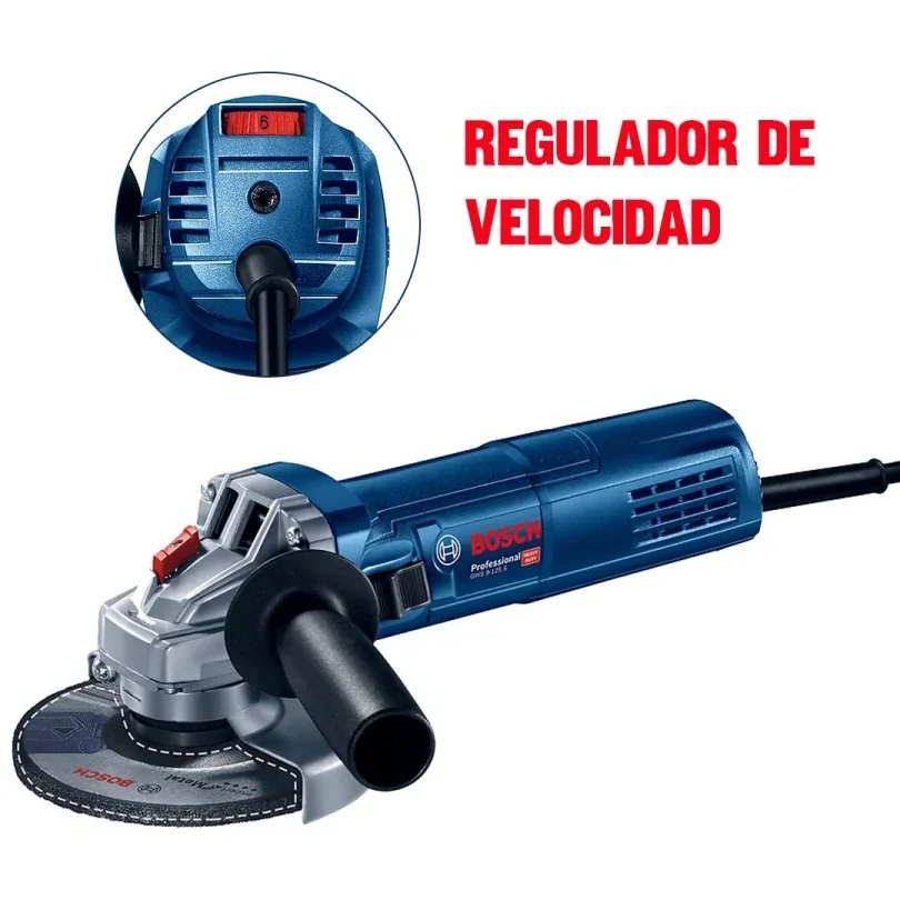 Amoladora Bosch GWS 9-125 S eje 5/8”
