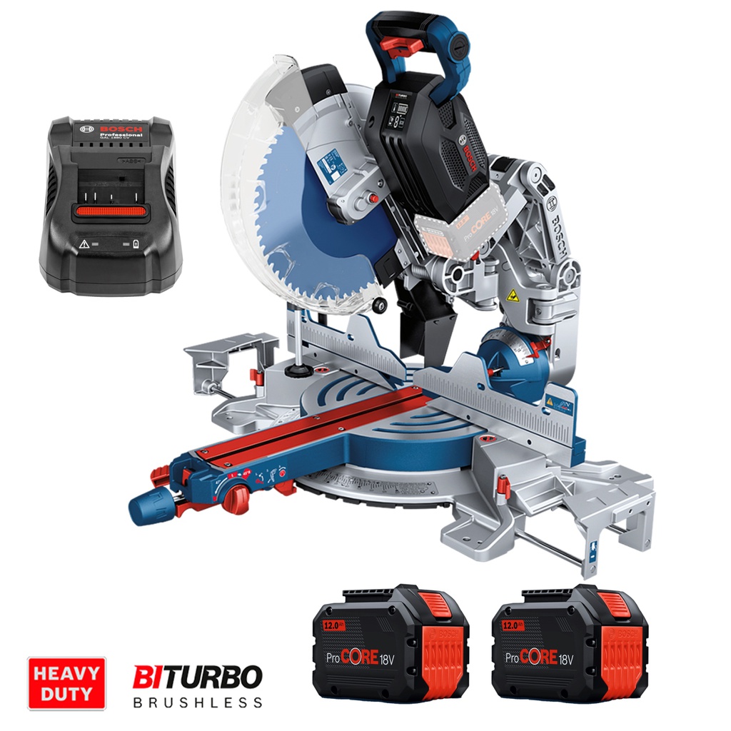 GCM 18V-305 GDC BOSCH - Construherramientas Guatemala Combo sierra ingletadora BOSCH 18 V 12" GCM 18V-305 GDC BITURBO en Guatemala