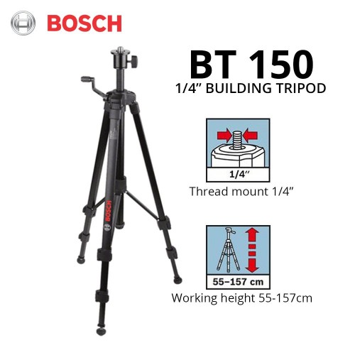 Nivel laser 5 líneas tipo Bosch con trípode
