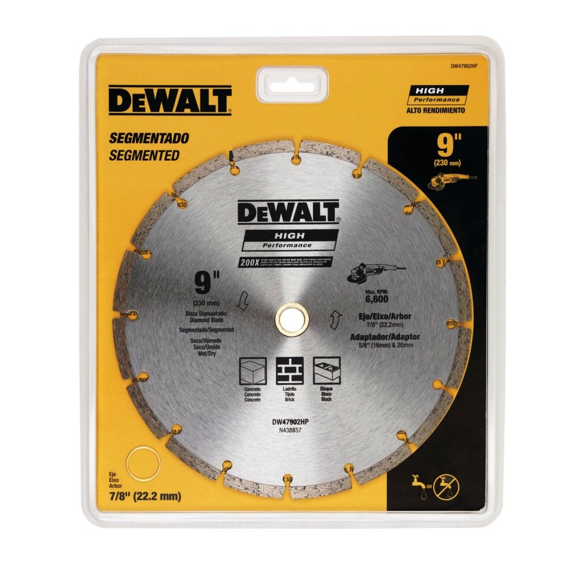 DISCO DIAMANTADO 9" DEWALT