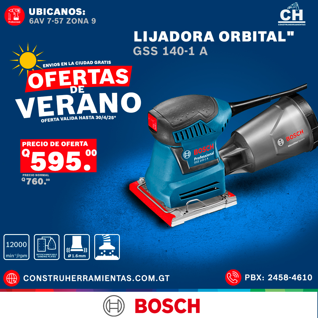 Lijadora GSS 140-1 A BOSCH Guatemala