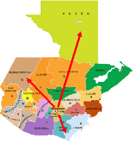 Guatemala mapa